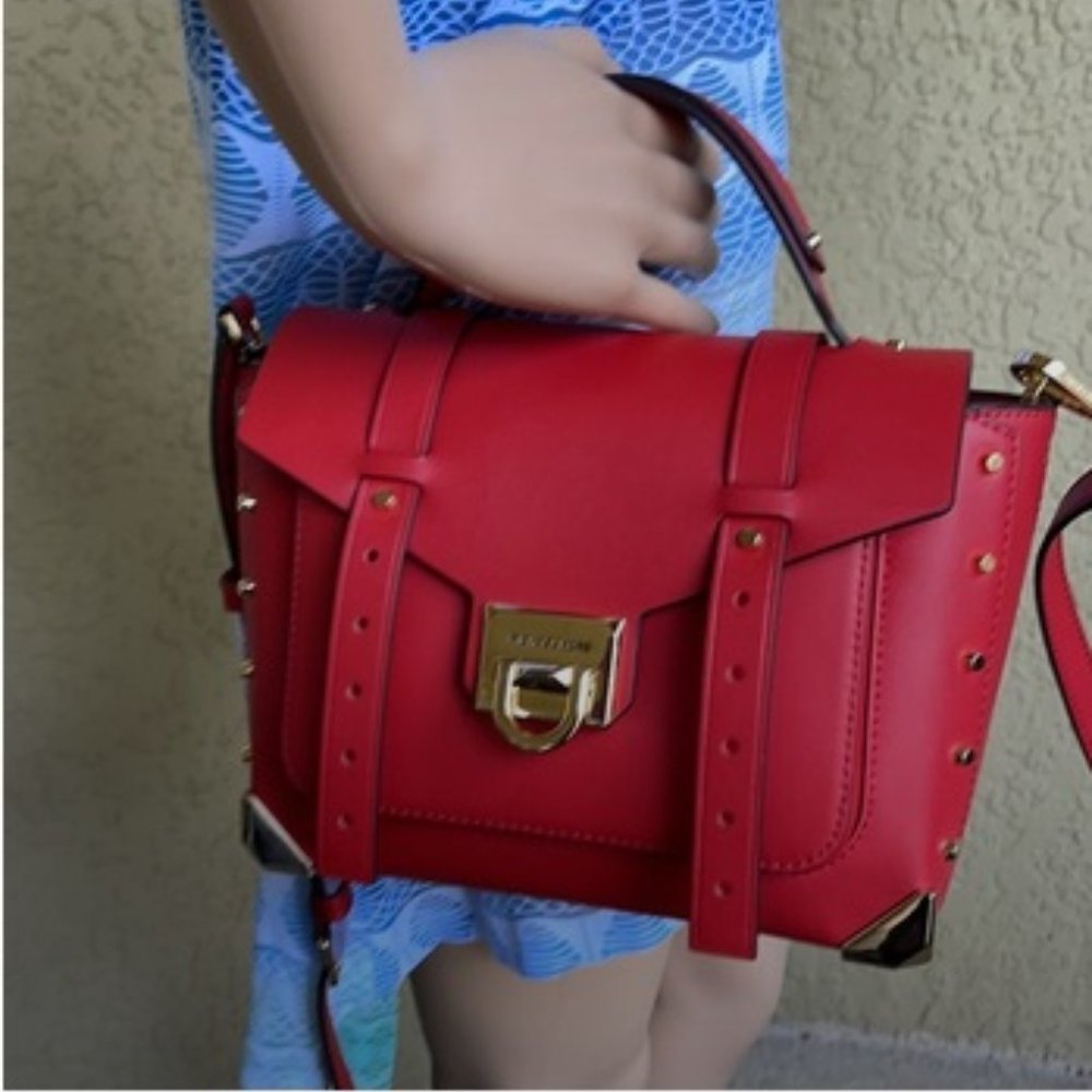 Michael Kors Manhattan Medium School Satchel - Picture 6 of 15